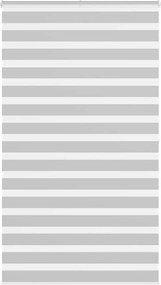 vidaXL Jaluzea tip zebra gri deschis lățime țesătură 125,9cm poliester