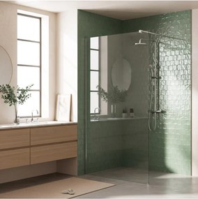 Paravan de dus Rea Flexi 110 cm crom