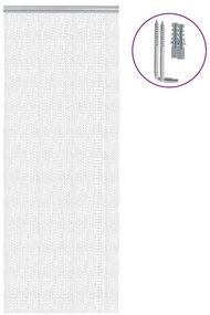 vidaXL Paravan de ușă cu lanț, 80x212 cm, aluminiu