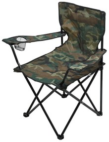 Cattara 13450 Scaun pliant de camping Bari, armat,49 x 39 x 84 cm