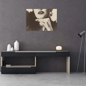 Tablou - Vintage, poza unei femei (70x50 cm)