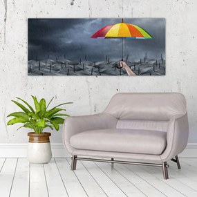 Tablou - Umbrele (120x50 cm)