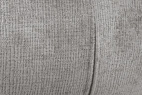 Set de 2 scaune pivotante, Metal Negru, Chenille Gri, UNIQUE A-46321 VC