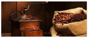 Tablou cu cafea (120x50 cm)