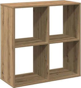 vidaXL Bibliotecă/separator, stejar artizanal, 69,5x29x69,5 cm, lemn