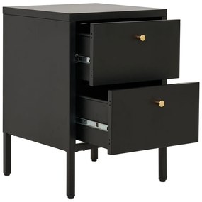 Noptieră neagră din metal Dalby – House Nordic