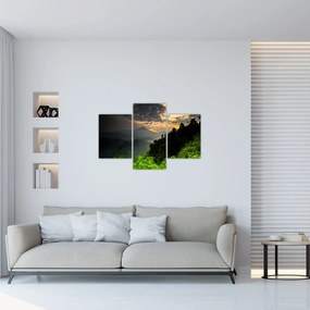 Tablou - peisaj montan verde (90x60 cm)