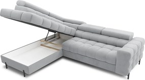 Colțar lemn masiv Ferry Extensibil Material Paros 05, 276 × 72 × 200 cm