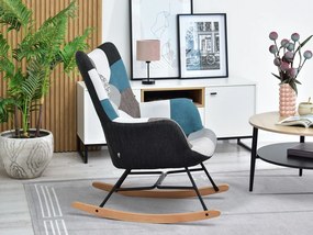 Fotoliu Sibyla (patchwork + fag negru). 1110396