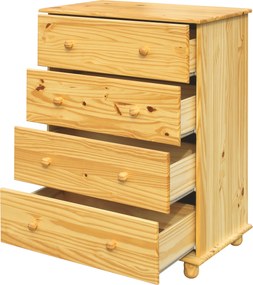 Comoda din pin masiv 80x43x102 cm