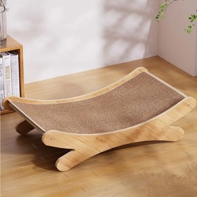 Ansamblu de joaca pentru pisici LUNICAT 49x30 cm, bej