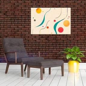 Tablou - Ilustrație colorată minimalistă (90x60 cm)