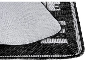 Covoraș intrare Hanse Home Weave Smiley, 50x80 cm, gri antracit