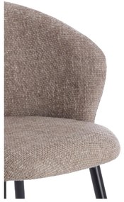 Set de scaune de sufragerie bej 2 buc. din metal Radaja – Light &amp; Living