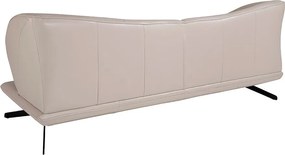 Canapea 3 locuri eleganta cu spatar original Cowhide leather taupe grey