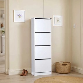 Pantofar Adore Tall, 4 compartimente, 16 perechi, 51 x 157 x 26 cm