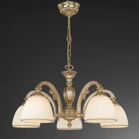 Candelabru din alama 5 brate design italian 7105
