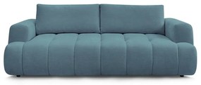 Canapea albastră extensibilă/cu spațiu de depozitare 251 cm Fuji – Bobochic Paris