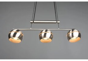 Lustră pe cablu FLETCHER 3xE14/40W/230V crom mat Trio