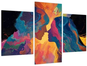 Tablou - Dragoste cosmică (90x60 cm)