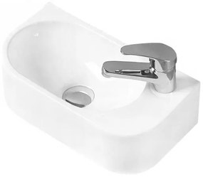 Mexen Viera chiuvetă blat stânga 40 x 21 cm, Albă - 21274000L