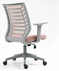 Scaun de birou Q320 roz/gri