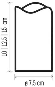 SET 3x decorațiune LED de Crăciun 3xLED/3x3AAA + telecomandă