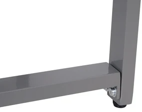 Outsunny Masă de Cafea pentru Terasă și Grădină cu Cadru din Aluminiu și Ratan PE, Suprafață Acoperită cu Sticlă, 50x50x50cm, Gri | Aosom Romania