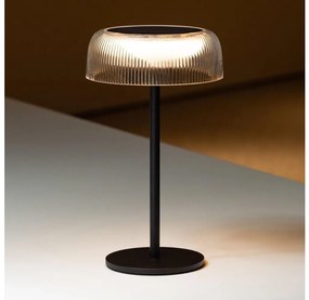 Lampă LED solară reîncărcabilă dimabilă Zuma Line DT33111 BLUET LED/2,5W/2000 mAh IP44 negru