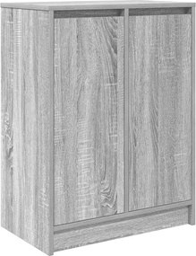 vidaXL Dulap de pantofi gri Sonoma 57x34x76 cm lemn prelucrat