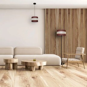 Lustră pe cablu HELEN 1xE27/15W/230V d. 20 cm maro/neagră/aurie