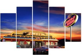 Tablou - Bar de seară (150x105 cm)