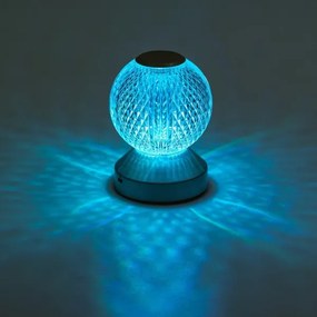 Lampă LED RGB reîncărcabilă dimabilă de masă Aigostar LED/1W/5V 1800mAh 13,5 cm + telecomandă