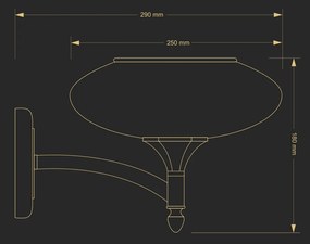 Aplica design clasic realizata manual Decor