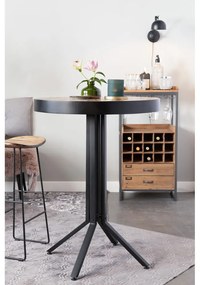 Scaun de bar în culoare naturală din lemn de tec (înălțime șezut 76 cm) Tangle – White Label