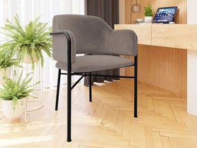 Scaun sufragerie Uzparona (maro deschis + Negru) . 1103521