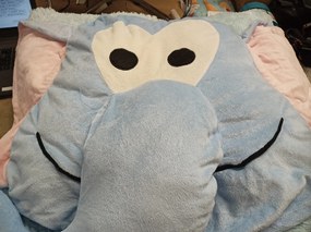 PROMOTIE Perna pentru copii CUDDLI FRIENDS 70x70 cm din plus - mai multe culori II. calitate Culoare: Albastru