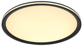Plafoniera LED design modern Belissa negru, opal 40cm