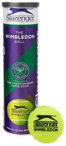 Set 4 mingi de tenis Slazenger™ The Wimbledon Ball Originals, pentru orice suprafata de joc, cutie inclusa