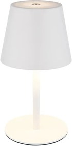 Globo 58488W - Lampă de masă LED 3în1 pentru exterior VANNIE, tactilă, cu reglare a intensității, reîncărcabilă, 3W/5V, IP54, alb