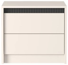 Dormitor cu Riflaje, Monaco, Pat Tapitat cu somiera rabatabila, Dulap 3 Usi 2 Sertare, 2 Noptiere, Comoda 1 Usa 3 Sertare, Casmir/Gri Elegant