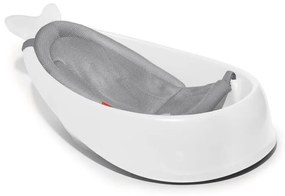 Cădiță pentru bebeluși cu covoraș ergonomic Skip Hop MOBY 3 alb