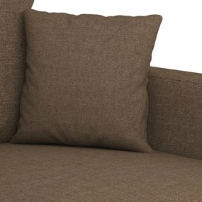 Canapea cu 2 locuri, maro, 140 cm, material textil Maro, 158 x 77 x 80 cm
