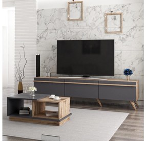Mobilier living Amstel (Nuc + antracit). 1088814
