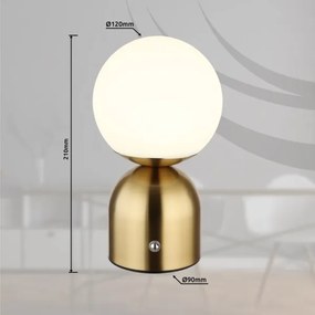 Globo 21006M - Lampă de birou LED tactilă reglabilă JULSY LED/2,5W/3,7V