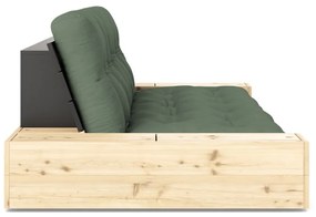 Canapea verde extensibilă 244 cm Base – Karup Design