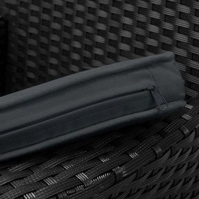 Jusky Set balcon Bayamo - perne negre + gri