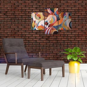 Tablou - Abstract muzical (90x60 cm)