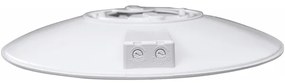 Plafonieră de exterior LED VISTA cu senzor, 15W/230V, Ø 26 cm, IP54, albă