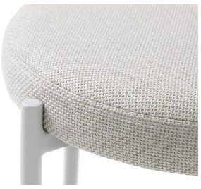 Scaun crem din metal Pelican – Unique Furniture